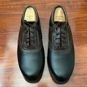 FootJoy | Shoes | Footjoy Mens Black Brown Leather Spiked  display picture 3